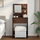 vidaXL Hálószobai Öltözködő Asztalok Barna Tölgy 80 x 39,6 x 135 cm