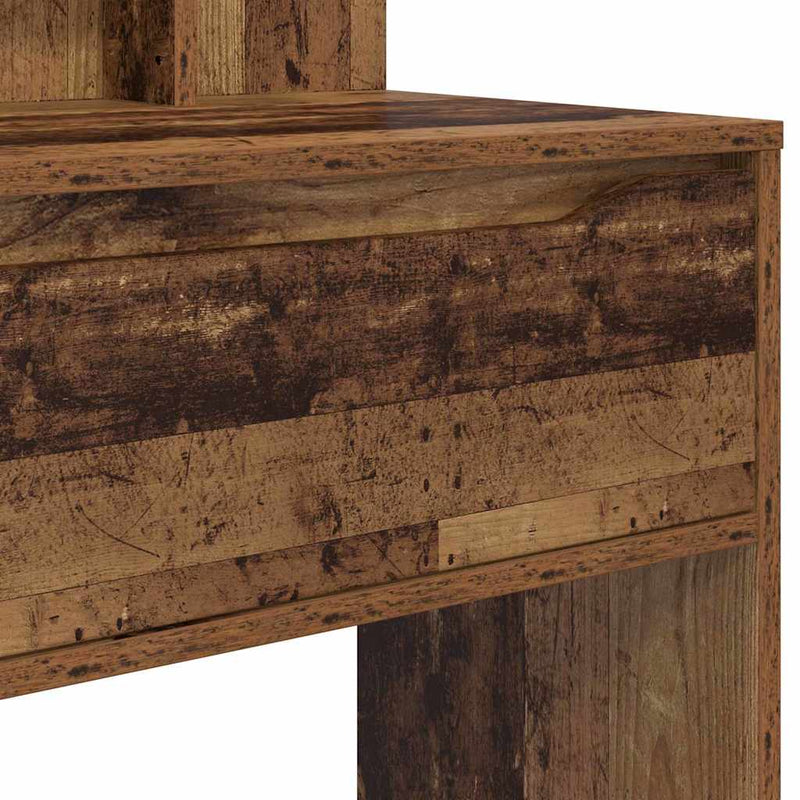 vidaXL Hálószobai Öltözködő Asztalok Öreg fa 80 x 39,6 x 135 cm