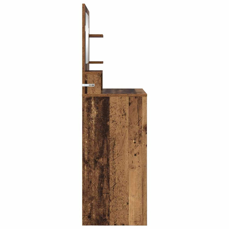 vidaXL Hálószobai Öltözködő Asztalok Öreg fa 80 x 39,6 x 135 cm