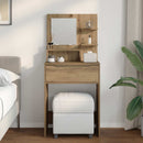 vidaXL Hálószobai Öltözködő Asztalok Artisan tölgy 80 x 39,6 x 135 cm