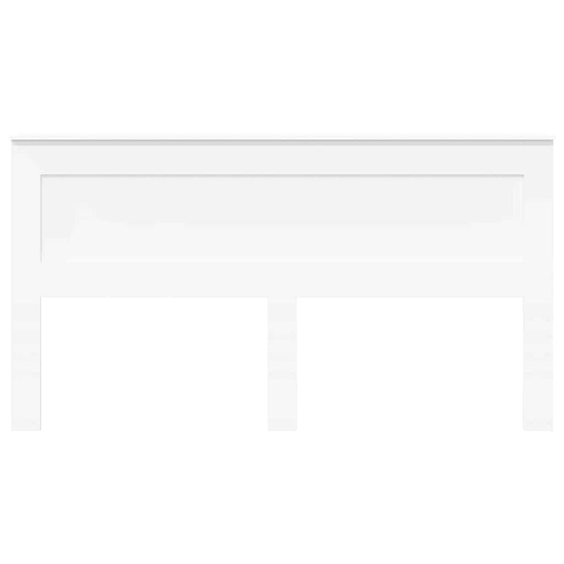 vidaXL Fejtámla fejtámlával Fehér 200 cm Faanyag