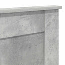 vidaXL Fejtámla fejtámlával Beton Szürke 200 cm Faanyag