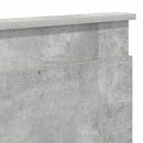 vidaXL Fejtámla fejtámlával Beton Szürke 200 cm Faanyag