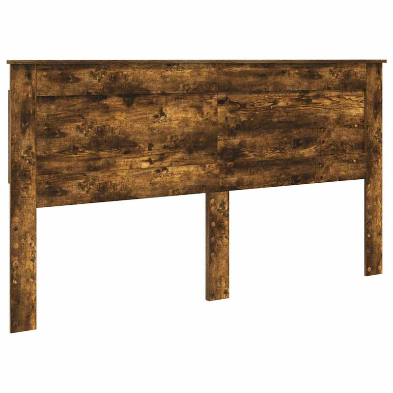 vidaXL Fejtámla fejtámlával Füstölt tölgy 200 cm Faanyag