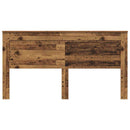 vidaXL Fejtámla fejtámlával Öreg fa 200 cm Faanyag