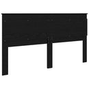 vidaXL Fejtámla fejtámlával Fekete tölgy 180 cm Faanyag