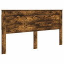 vidaXL Fejtámla fejtámlával Füstölt tölgy 180 cm Faanyag