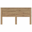 vidaXL Fejtámla fejtámlával Artisan tölgy 180 cm Faanyag