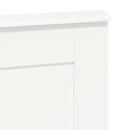 vidaXL Fejtámla fejtámlával Fehér 160 cm Faanyag