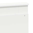 vidaXL Fejtámla fejtámlával Fehér 160 cm Faanyag