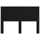 vidaXL Fejtámla fejtámlával Fekete tölgy 160 cm Faanyag