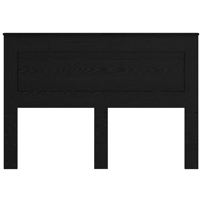 vidaXL Fejtámla fejtámlával Fekete tölgy 160 cm Faanyag