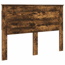 vidaXL Fejtámla fejtámlával Füstölt tölgy 160 cm Faanyag