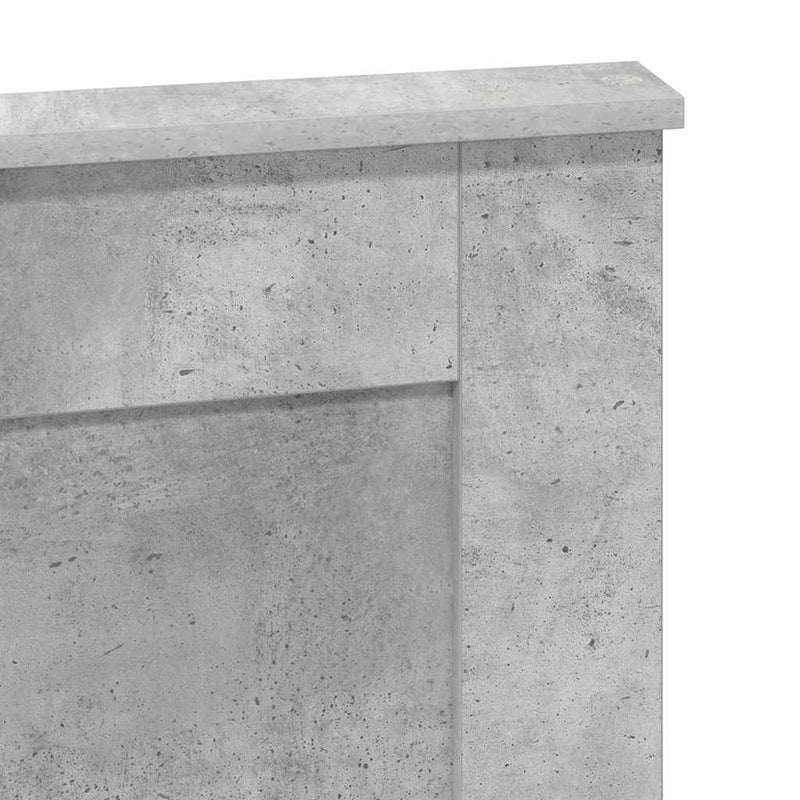 vidaXL Fejtámla fejtámlával Füstölt tölgy 140 cm Faanyag