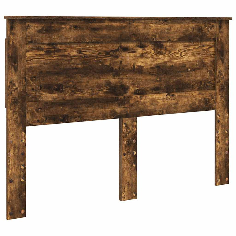 vidaXL Fejtámla fejtámlával Szürke Sonoma 140 cm Faanyag