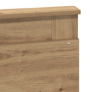 vidaXL Fejtámla fejtámlával Artisan tölgy 140 cm Faanyag