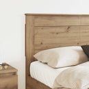 vidaXL Fejtámla fejtámlával Artisan tölgy 140 cm Faanyag