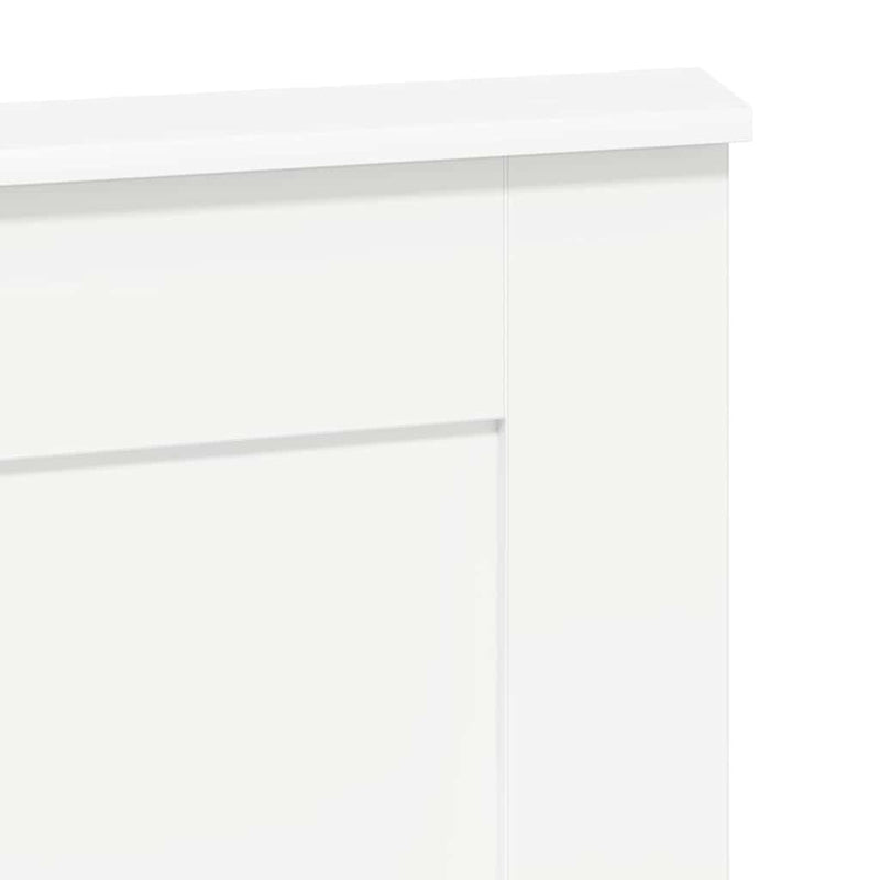 vidaXL Fejtámla fejtámlával Fehér 135 cm Faanyag