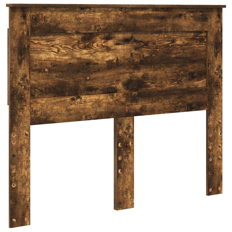 vidaXL Fejtámla fejtámlával Füstölt tölgy 135 cm Faanyag