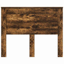 vidaXL Fejtámla fejtámlával Füstölt tölgy 135 cm Faanyag