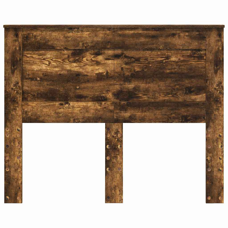 vidaXL Fejtámla fejtámlával Füstölt tölgy 135 cm Faanyag