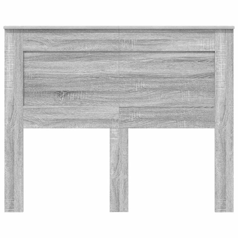 vidaXL Fejtámla fejtámlával Szürke Sonoma 135 cm Faanyag