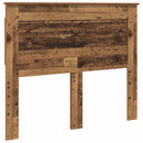 vidaXL Fejtámla fejtámlával Öreg fa 135 cm Faanyag