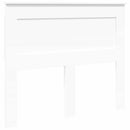 vidaXL Fejtámla fejtámlával Fehér 120 cm Faanyag