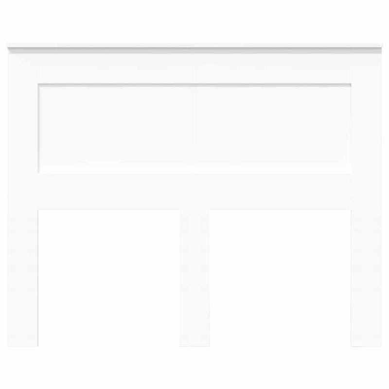 vidaXL Fejtámla fejtámlával Fehér 120 cm Faanyag