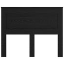 vidaXL Fejtámla fejtámlával Fekete tölgy 120 cm Faanyag