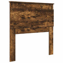 vidaXL Fejtámla fejtámlával Füstölt tölgy 90 cm Faanyag