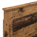 vidaXL Fejtámla fejtámlával Öreg fa 90 cm Faanyag