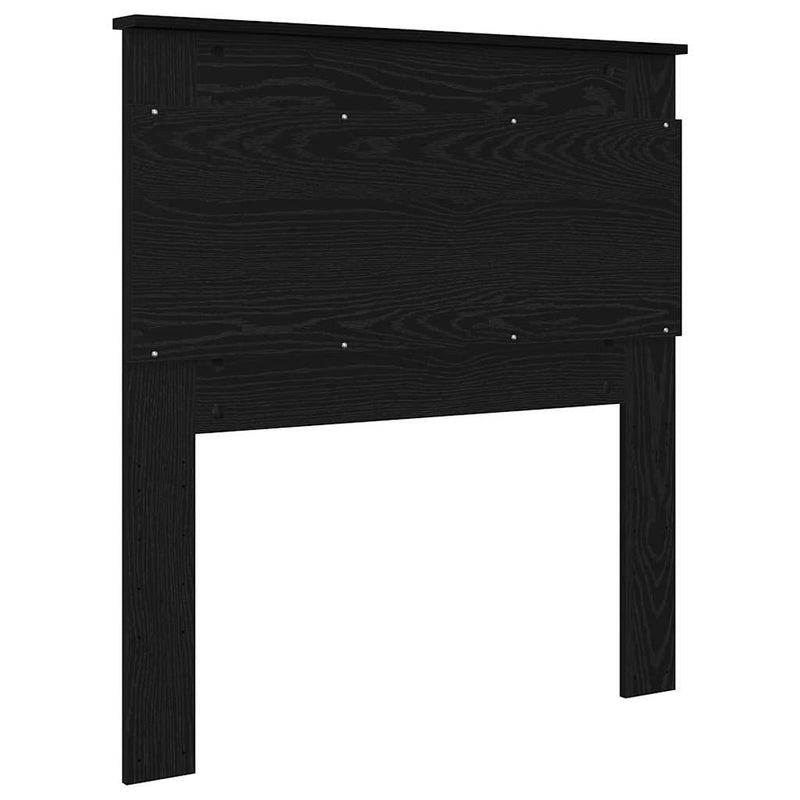 vidaXL Fejtámla fejtámlával Fekete tölgy 80 cm Faanyag