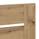 vidaXL Fejtámla Artisan tölgy Szerelt Fa