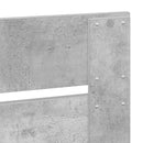 vidaXL Fejtámla Beton Szürke Szerelt Fa