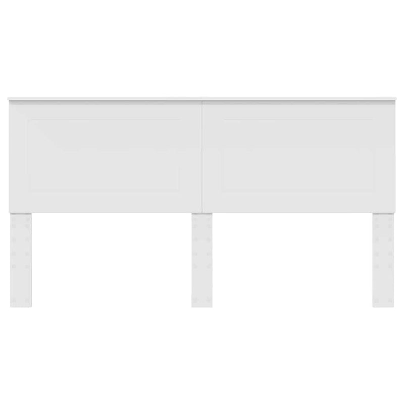 vidaXL Fejtámla fejtámlával Fehér 200 cm Faanyag