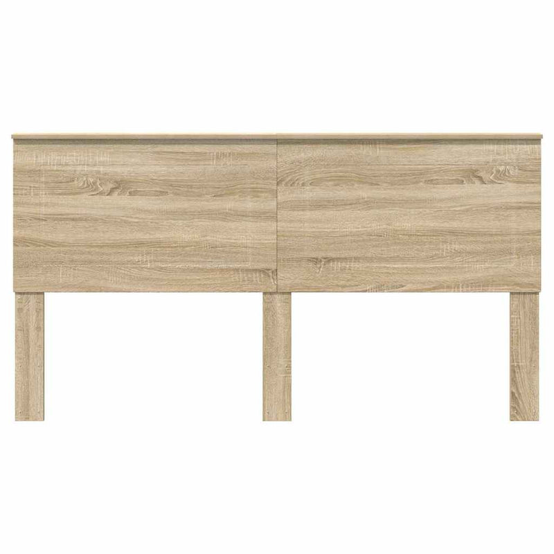 vidaXL Fejtámla fejtámlával Sonoma tölgy 200 cm Faanyag