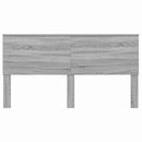 vidaXL Fejtámla fejtámlával Szürke Sonoma 200 cm Faanyag