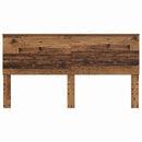 vidaXL Fejtámla fejtámlával Öreg fa 200 cm Faanyag