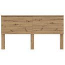 vidaXL Fejtámla fejtámlával Artisan tölgy 200 cm Faanyag