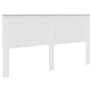 vidaXL Fejtámla fejtámlával Fehér 180 cm Faanyag