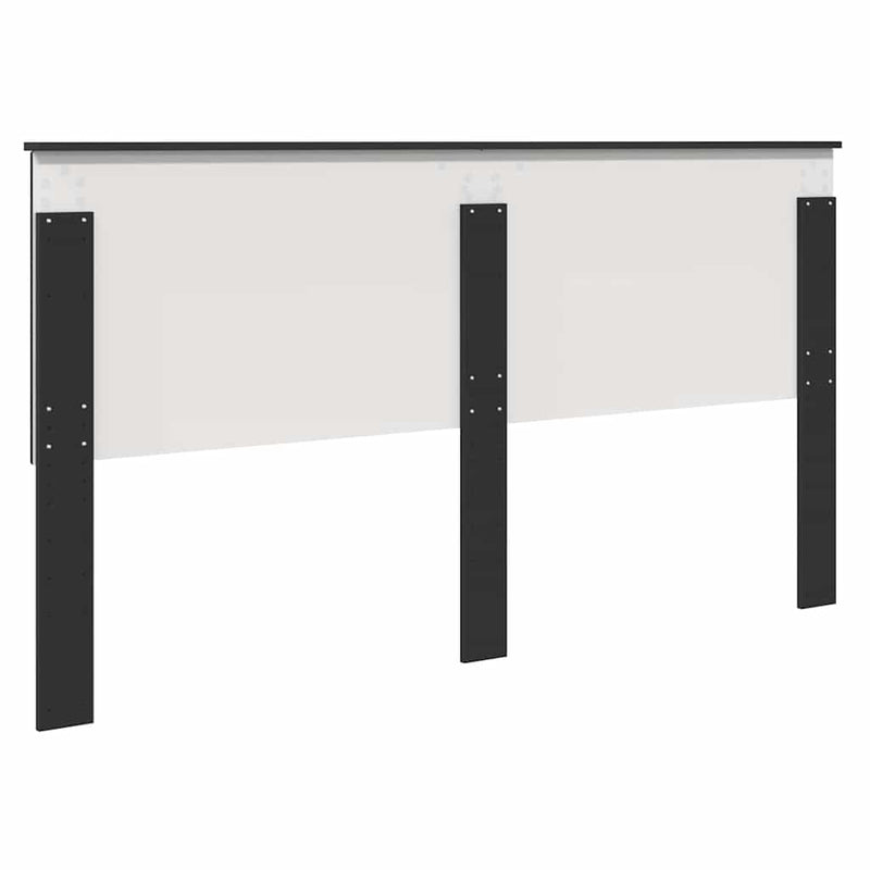 vidaXL Fejtámla fejtámlával Fekete tölgy 180 cm Faanyag