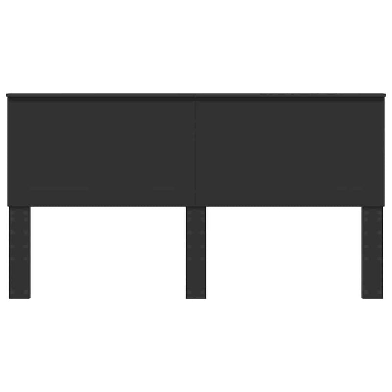vidaXL Fejtámla fejtámlával Fekete tölgy 180 cm Faanyag