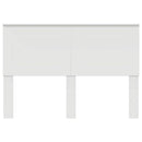 vidaXL Fejtámla fejtámlával Fehér 160 cm Faanyag