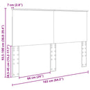 vidaXL Fejtámla fejtámlával Fehér 160 cm Faanyag