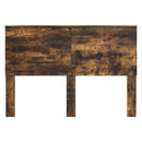 vidaXL Fejtámla fejtámlával Füstölt tölgy 160 cm Faanyag