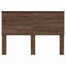 vidaXL Fejtámla fejtámlával Barna Tölgy 160 cm Faanyag