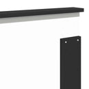 vidaXL Fejtámla Fekete Tölgy 100 cm Mérnöki fa