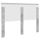 vidaXL Fejtámla Beton Szürke 100 cm Mérnöki fa