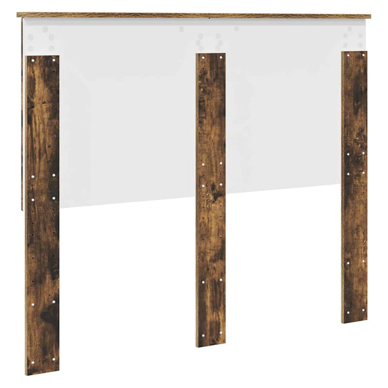 vidaXL Fejtámla fejtámlával Füstölt tölgy 150 cm Faanyag